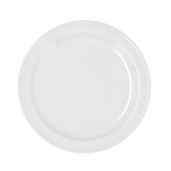 Bidasoa Glacial vit keramisk platt tallrik (Ø 26 cm) (Pack 4x)
