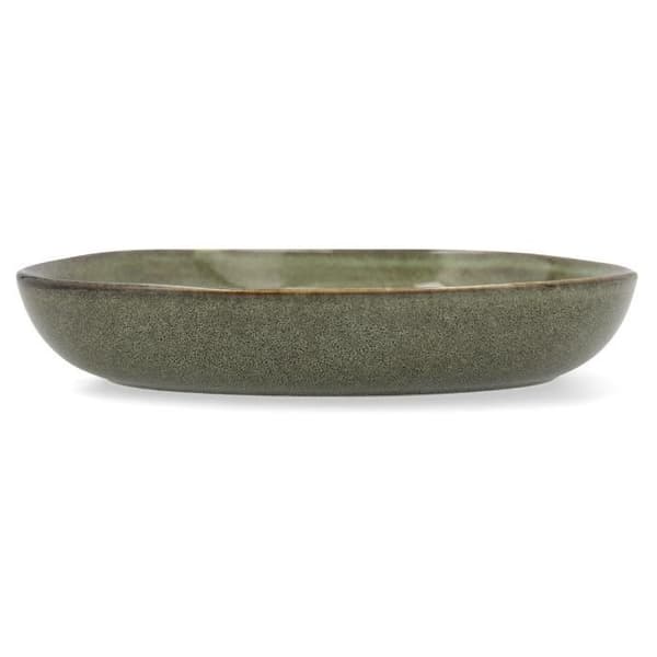 Djup tallrik Bidasoa Ikonic Ceramic Green (20,5 x 19,5 cm) (Pack 6x)