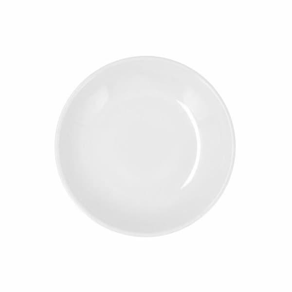 Bidasoa Glacial Deep Plate White Ceramic Cup (21 cm) (Pack 6x)