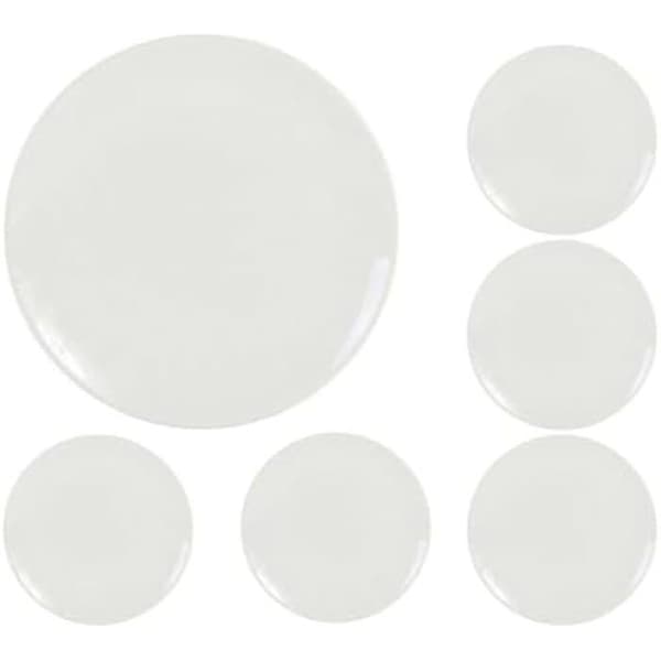Middagstallrik - La Mediterránea - Set om 6 - Elfenbensstengods - 26 cm - Flerfärgad