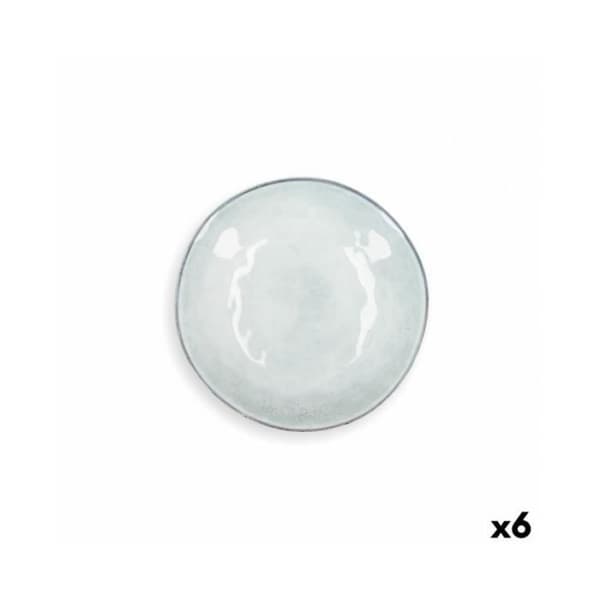 Middagstallrik - Quid - Boreal - Keramik - Blå - 21 cm - Paket om 6