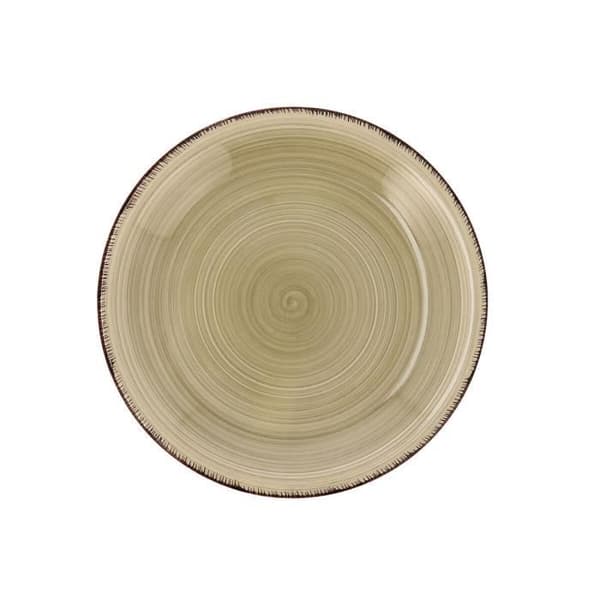 Efterrättstallrik Quid Natura Vita Ceramic Green (19 cm) (12 enheter)