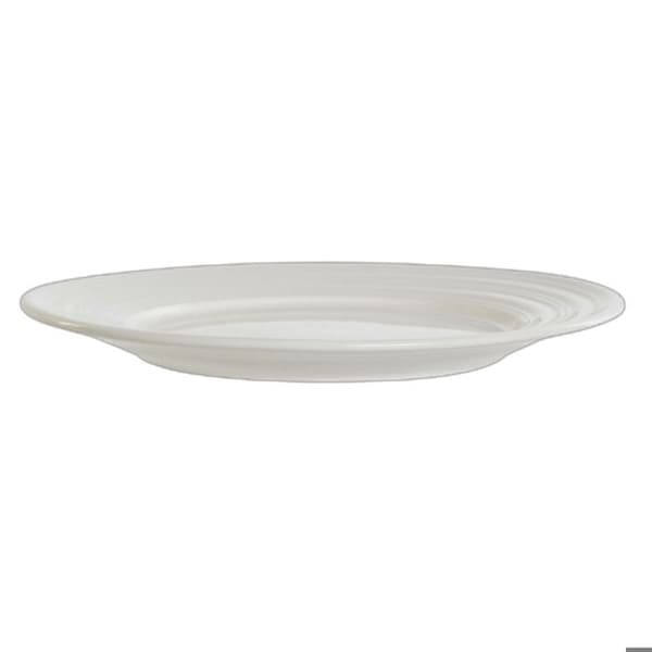 Tallrik - DKD Home Decor - Vit - Porslin - Set om 4 - Mått 19x19 cm