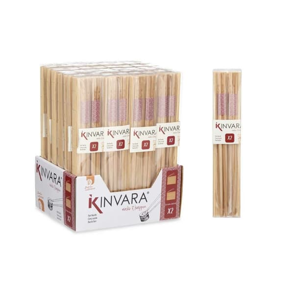 Sushisetti Kinvara BM-001 Puu Bambu 24 x 18 cm 24 x 0,5 x 0,5 cm (24 osaa)