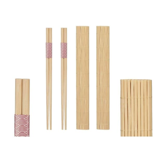 Sushisetti Kinvara BM-001 Puu Bambu 24 x 18 cm 24 x 0,5 x 0,5 cm (24 osaa)
