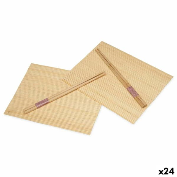 Sushisetti Kinvara BM-001 Puu Bambu 24 x 18 cm 24 x 0,5 x 0,5 cm (24 osaa)