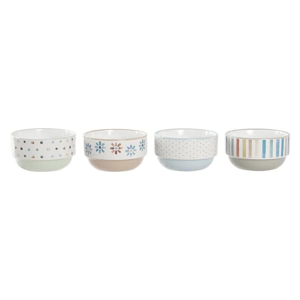 Kulhosetti DKD Home Decor Kivitavara 460 ml 12 x 12 x 6,5 cm (4 osaa)