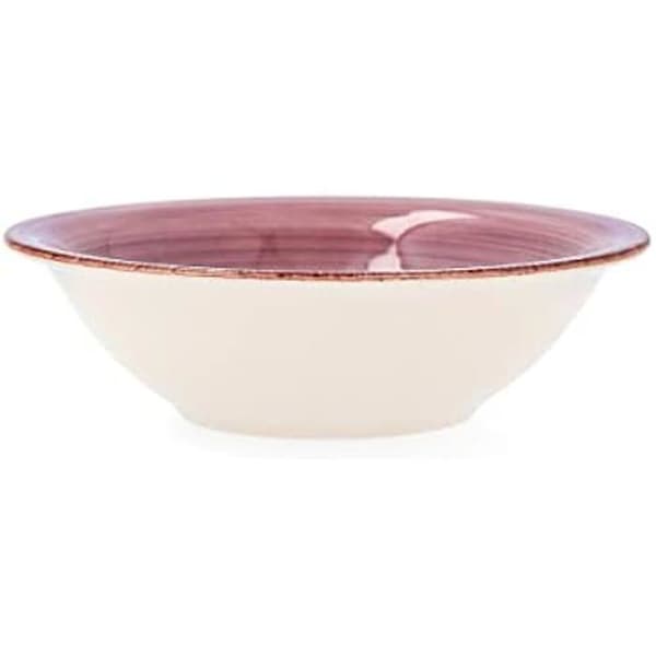 Håldjupa tallrikar - Quid Vita - Set om 6 - Stengods - 18 cm - Diskmaskin- och mikrovågssäker