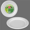 Miniatyrbild 2 av 2: Tallriksset Best Products Green Sockerrör Ø 17 cm Vit Biologiskt nedbrytbar Engångsanvändning 25 antal