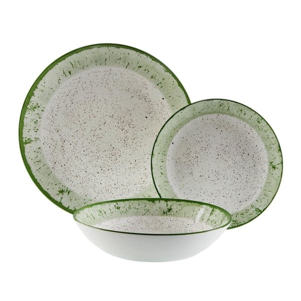 Spisestel Versa Grøn Porcelæn 18 Dele