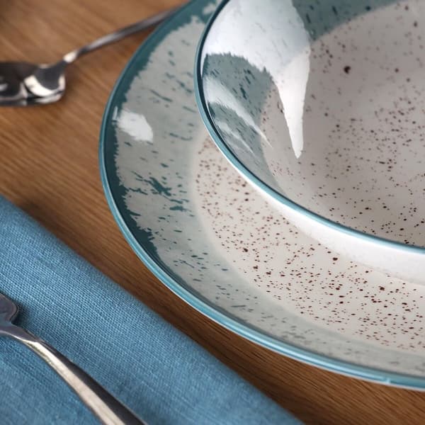 Spisestel Versa Blå Porcelæn 18 Dele