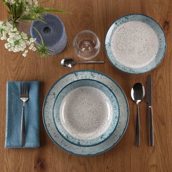 Spisestel Versa Blå Porcelæn 18 Dele