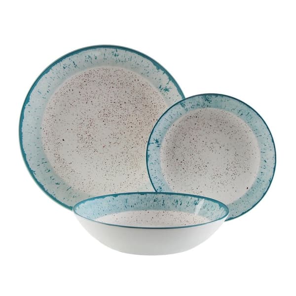 Spisestel Versa Blå Porcelæn 18 Dele