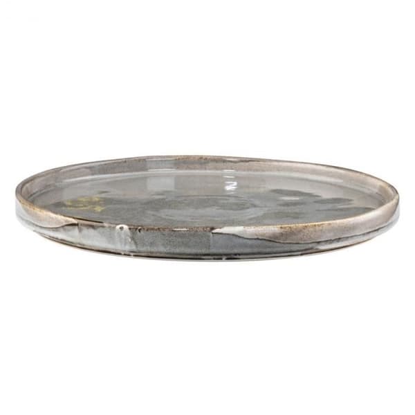 Tallrik - Verlo - Wikle - 25,5 cm - Grå - Keramik - Diskmaskinssäker
