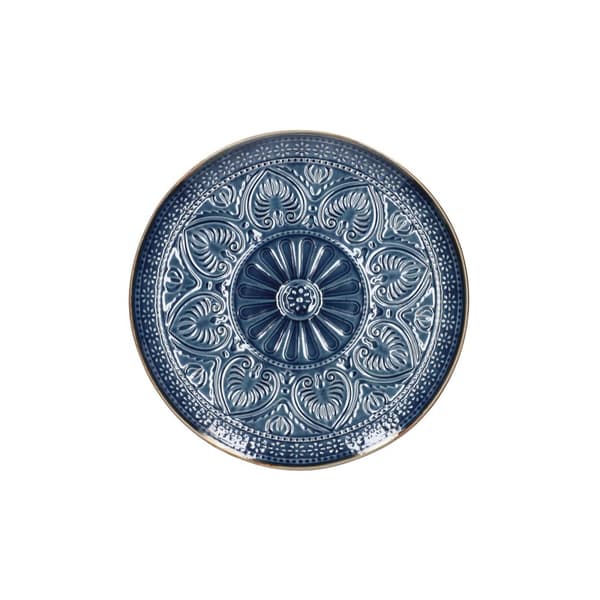 Plade | INDIEN | dessert marineblå | 21 cm | 974926