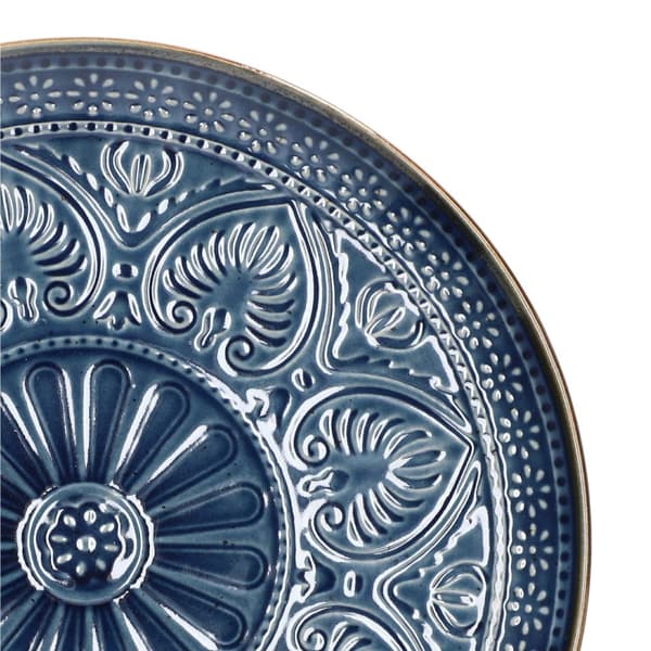 Plade | INDIEN | dessert marineblå | 21 cm | 974926