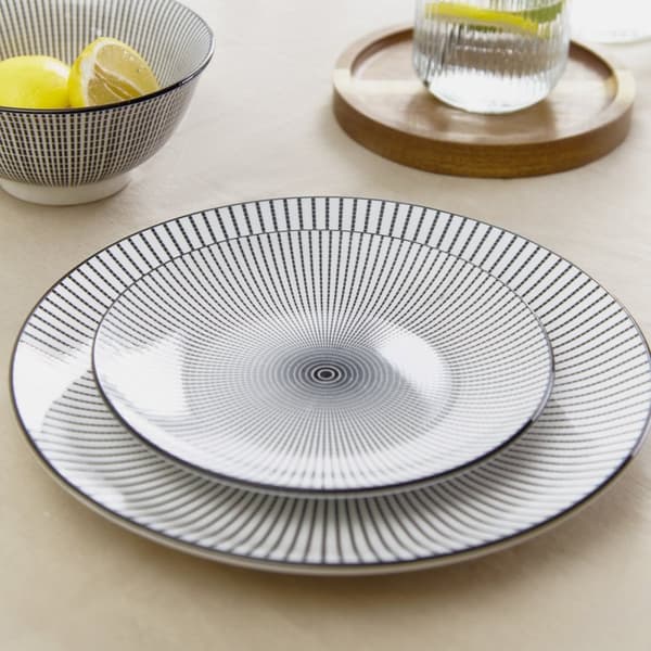 Plade | NAVIA | middag sort | 27 cm | 976883