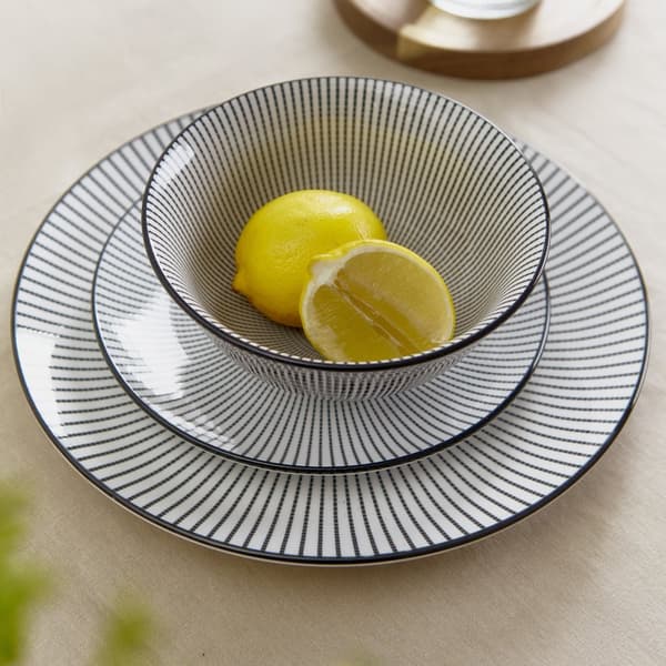 Plade | NAVIA | middag sort | 27 cm | 976883