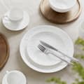 Miniatyrbillede 7 af 10: Plade | SYLIA | dessert hvid med ornament | 21 cm | 844015