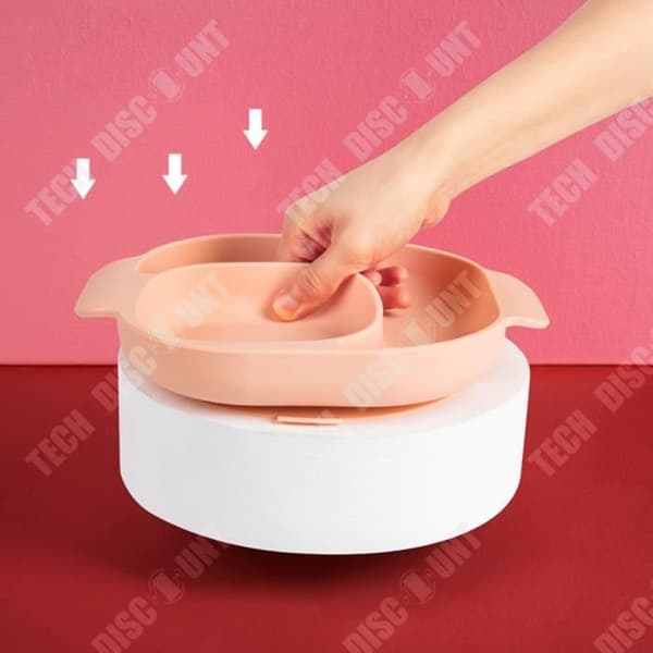 TD® Baby Matskål Silikon Sugkopp Skål Baby Kompletterande Matskål Silikon Barn servisset