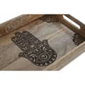 Pikkukuva 2 / 3: Tarjotinsetti Home ESPRIT Luonnollinen Mangopuu 43,5 x 27 x 5,5 cm (2 osaa)