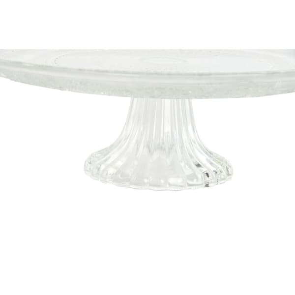 Flat tallerken Home ESPRIT Gjennomsiktig Krystall 29 x 29 x 9,2 cm