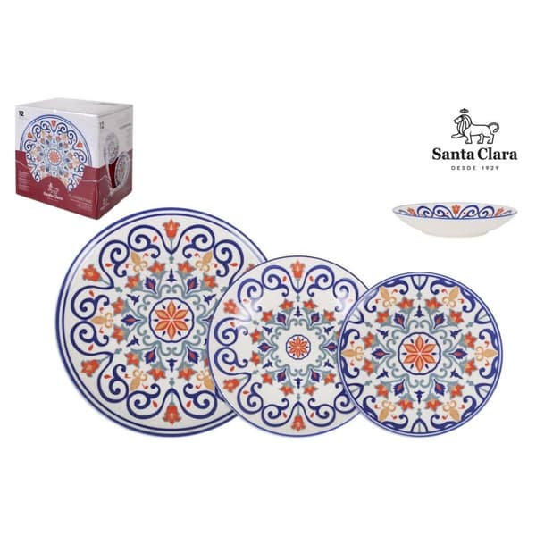 Madlavningssæt Santa Clara Porcelæn 12 Dele