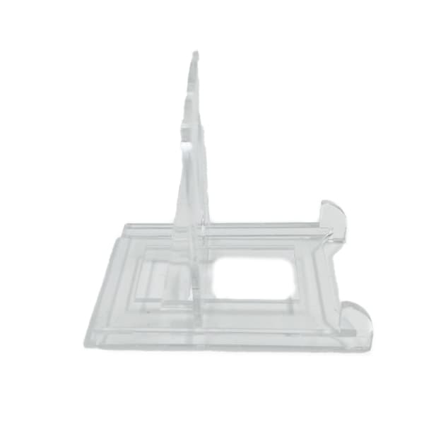 Plate stand H 5.5cm Plastic, Clear - Display