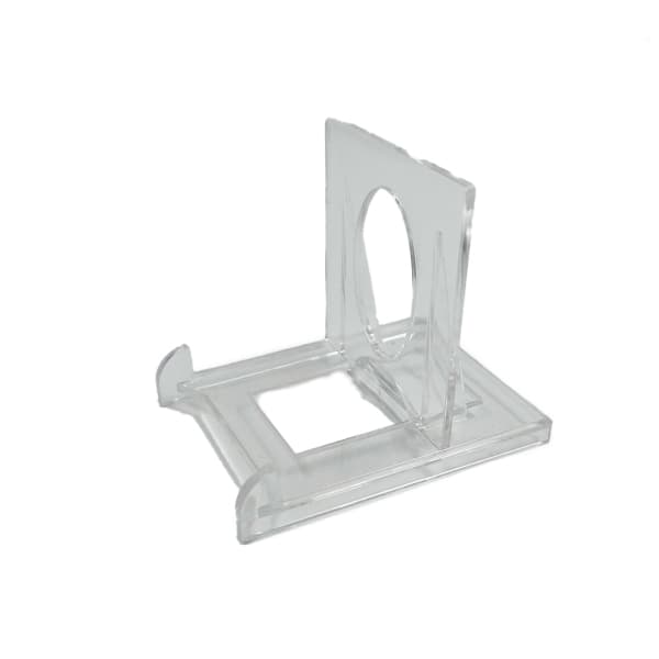 Plate stand H 5.5cm Plastic, Clear - Display