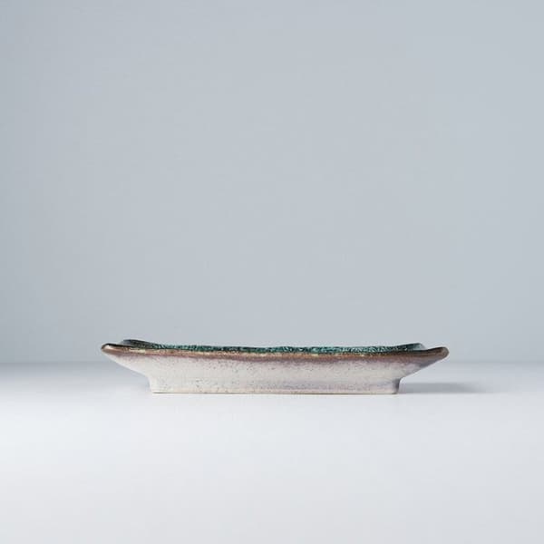 Tillverkad i Japan himmelsblå 21,5 x 13 cm, för sushi