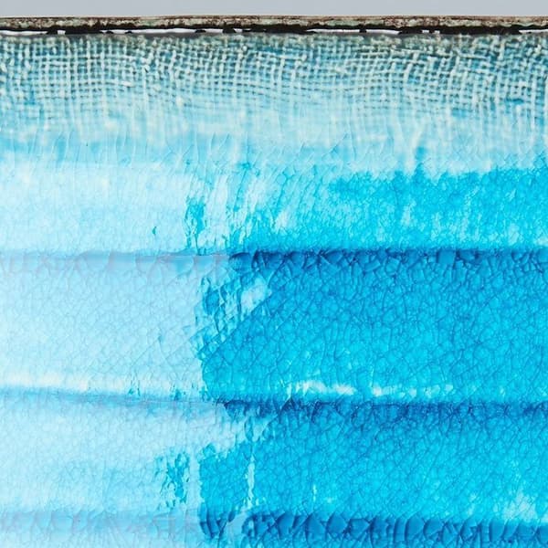 Tillverkad i Japan himmelsblå 21,5 x 13 cm, för sushi