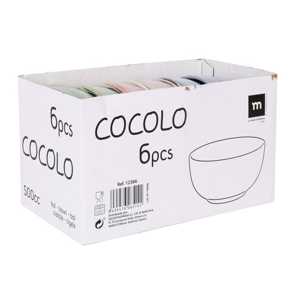 Skål La Mediterránea Cocolo 500 ml 0,5 L (24 antal)
