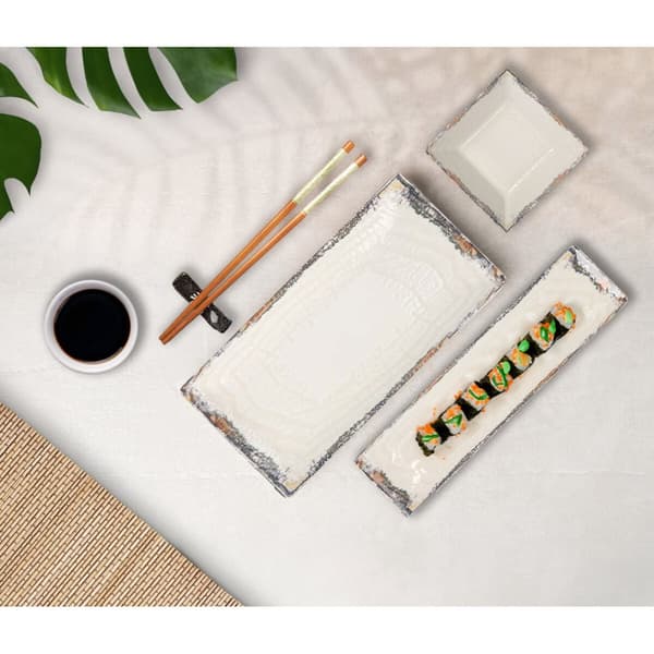 Servingsfat La Mediterránea Albus Rektangulär 30 x 8 x 2 cm (24 antal)
