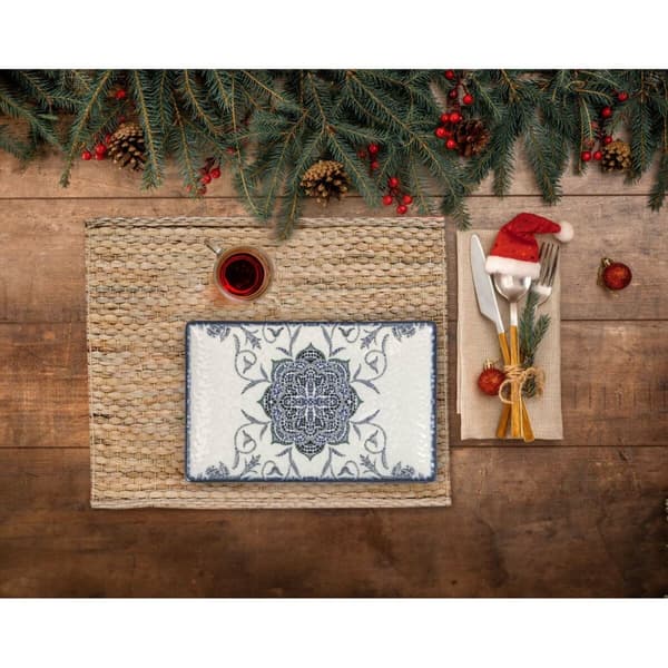 Servingsfat La Mediterránea Rosetta Rektangulär 30 x 15 x 2 cm (18 antal)