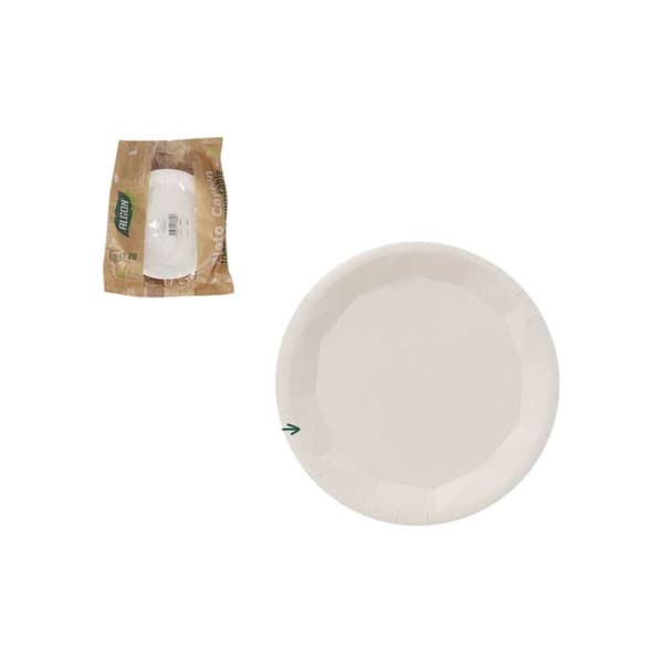 Tallriksset Algon Vit 22 cm 25 Delar (18 antal)