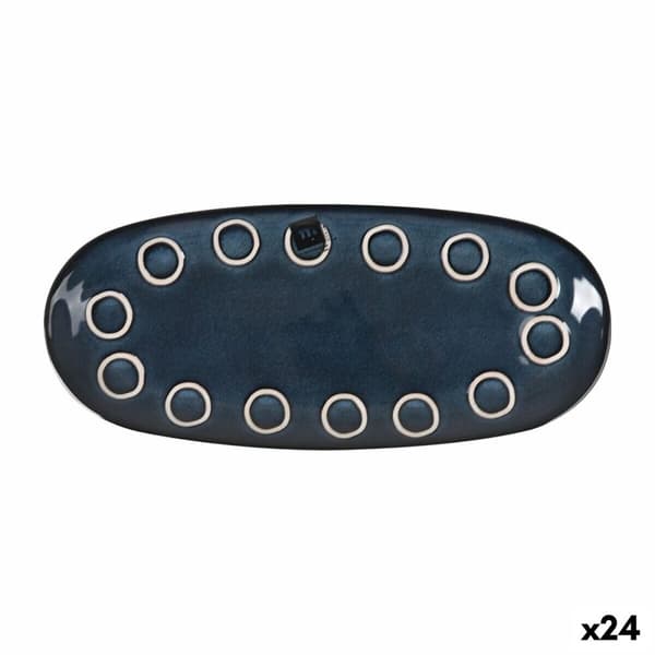 Køkkenspringvand La Mediterránea Macarella blue Oval 29 x 13,5 x 2,4 cm (24 enheder)