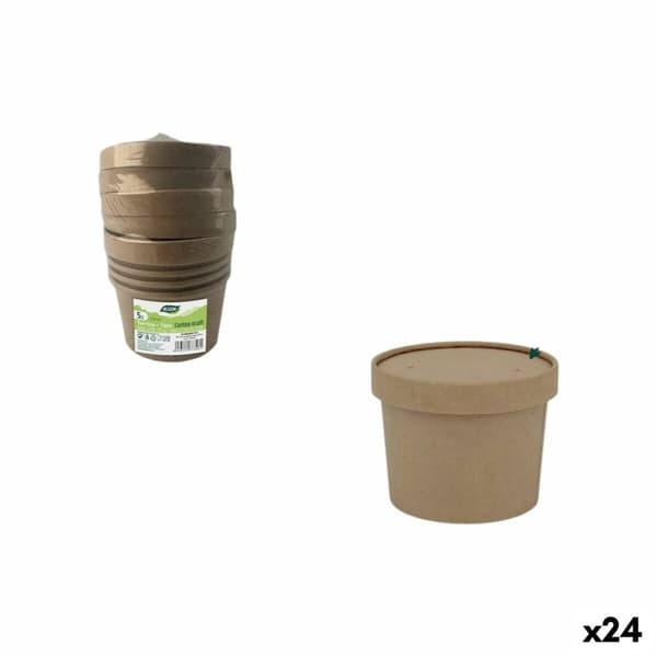 Lautassetti Algon 270 ml 5 Kappaletta (24 osaa)