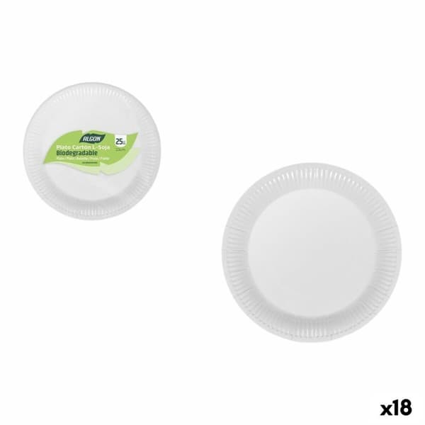Tallriksset Algon 23 cm 25 Delar (18 antal)