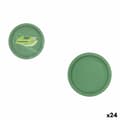 Miniatyrbild 1 av 4: Tallriksset Algon Grön 20 cm 10 Delar (24 antal)