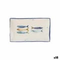 Pikkukuva 1 / 3: Vuoka La Mediterránea Peixe Suorakulmainen Kalat 25,3 x 15 x 2 cm (18 osaa)