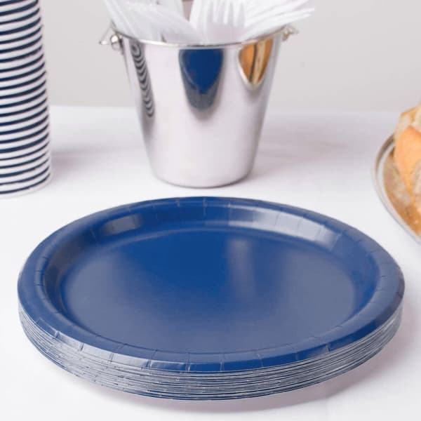 Lautassetti Algon Sininen 20 cm 10 Kappaletta (24 osaa)