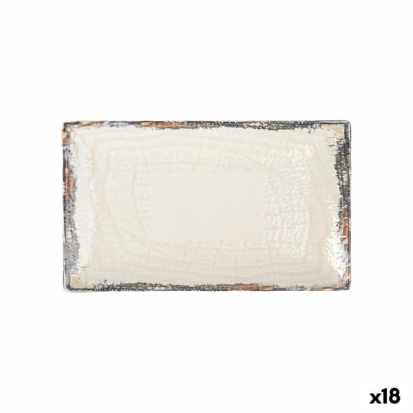 Serveringsfat La Mediterránea Albus Rektangulær 25,3 x 15 x 2 cm (18 enheter)