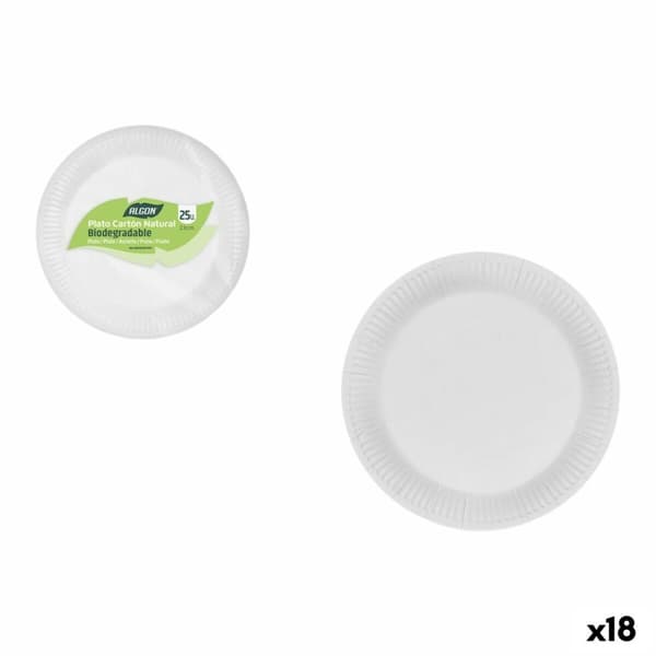 Platesett Algon 23 cm 25 Deler (18 enheter)