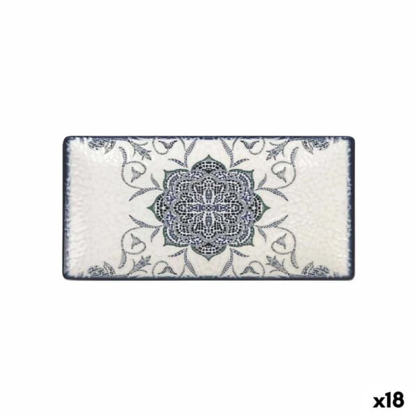 Servingsfat La Mediterránea Rosetta Rektangulär 30 x 15 x 2 cm (18 antal)
