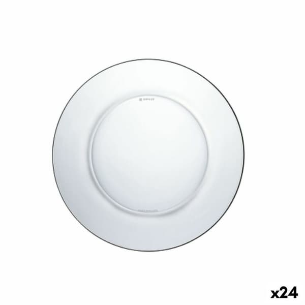 Platt skål Duralex Lys Glas Transparent Ø 23,5 cm (24 antal)