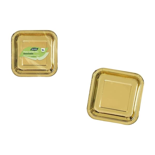 Tallriksset Algon Gyllene 20 cm 10 Delar (18 antal)