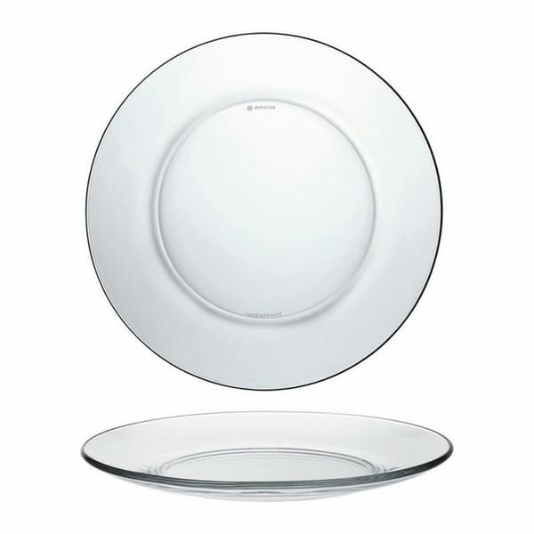 Platt skål Duralex Lys Glas Transparent Ø 23,5 cm (24 antal)