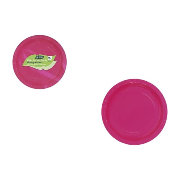 plade Algon Fuchsia 20 cm 10 Dele (24 enheder)