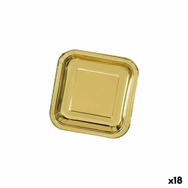 Tallriksset Algon Gyllene 26 cm 3 Delar (18 antal)