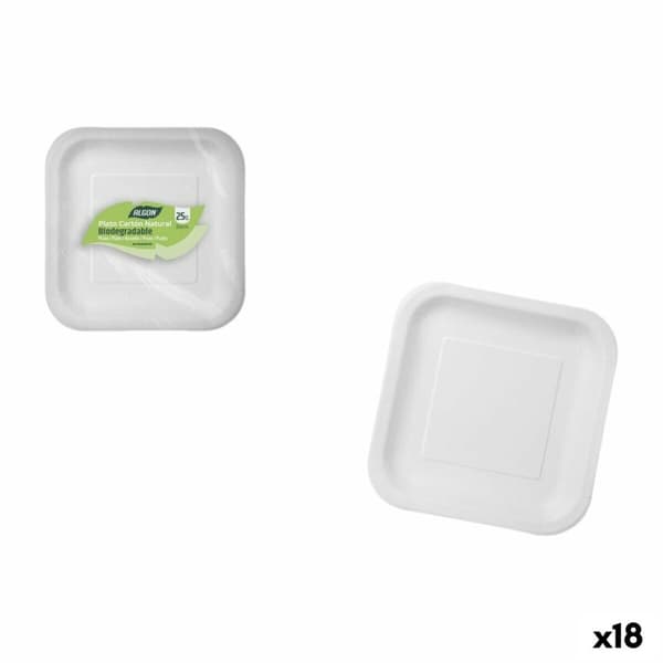 plade Algon 20 cm 25 Dele (18 enheder)
